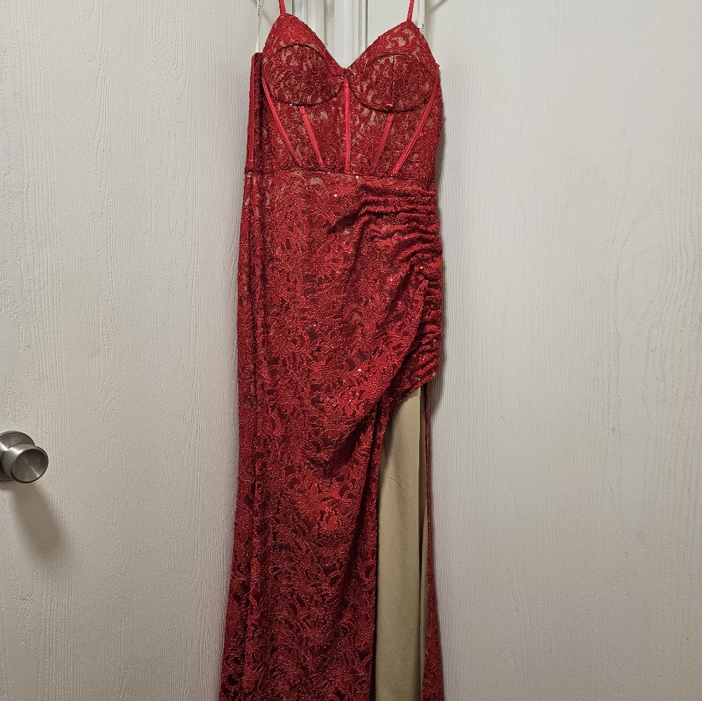 Red Prom Dress - Picture 6 of 7